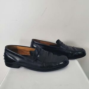 Tod's Black Leather Men's Shoes